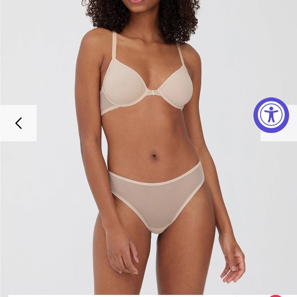 NWT size 30DD Skatlett Blue Spellbound bra in nude, never opened - Picture 3 of 6